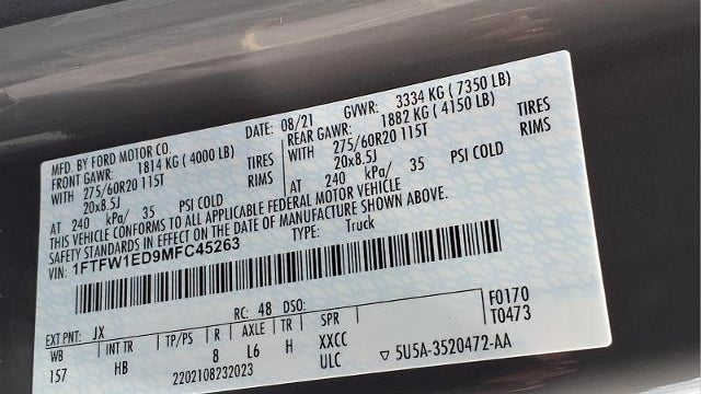 2021 Ford F-150 XL
