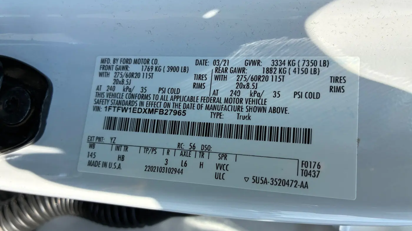2021 Ford F-150 XL