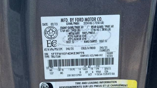 2013 Ford F-150 King Ranch