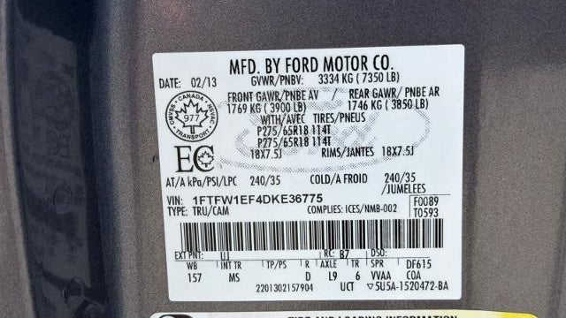 2013 Ford F-150 King Ranch