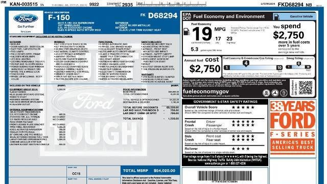 2015 Ford F-150 Platinum
