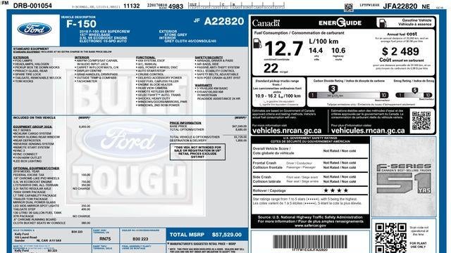 2018 Ford F-150 Lariat