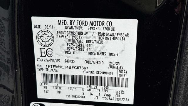 2011 Ford F-150 XLT