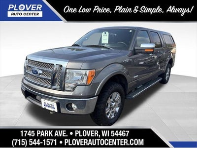 2012 Ford F-150 4X4 Lariat 4DR Supercrew Styleside 5.5 FT. SB