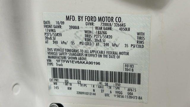 2010 Ford F-150 Platinum