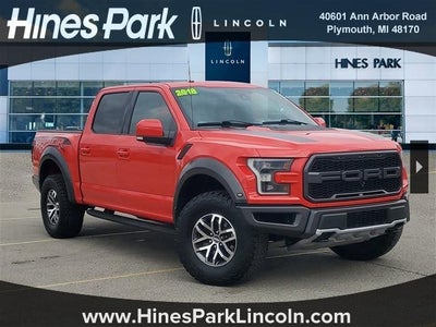 2018 Ford F-150 4X4 Raptor 4DR Supercrew 5.5 FT. SB