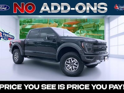 2022 Ford F-150 4X4 Raptor 4DR Supercrew 5.5 FT. SB