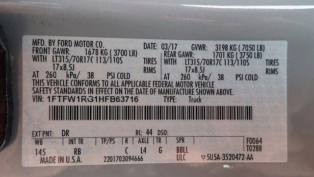 2017 Ford F-150 Raptor