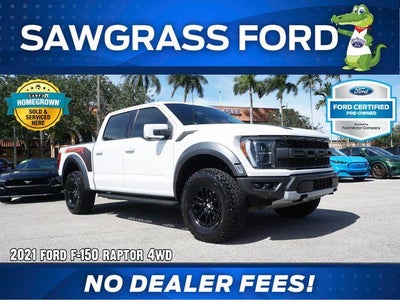 2021 Ford F-150 4X4 Raptor 4DR Supercrew 5.5 FT. SB