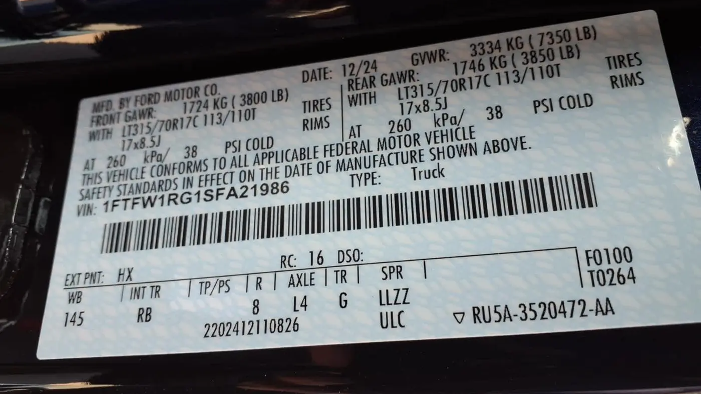 2025 Ford F-150 Raptor