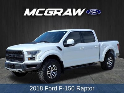 2018 Ford F-150 4X4 Raptor 4DR Supercrew 5.5 FT. SB