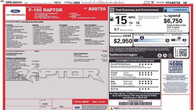 2023 Ford F-150 Raptor