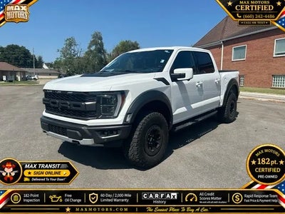2023 Ford F-150 4X4 Raptor 4DR Supercrew 5.5 FT. SB