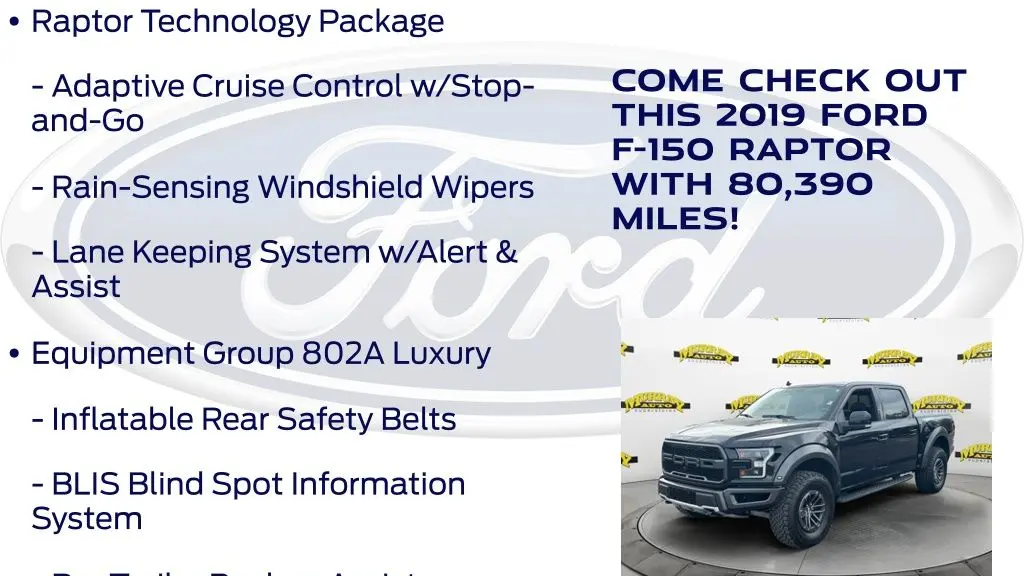 2019 Ford F-150 Raptor