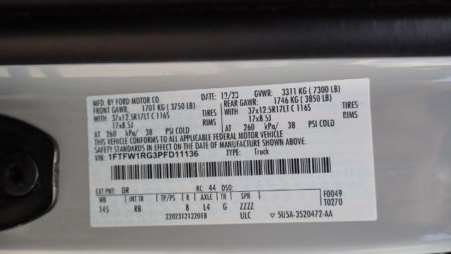 2023 Ford F-150 Raptor