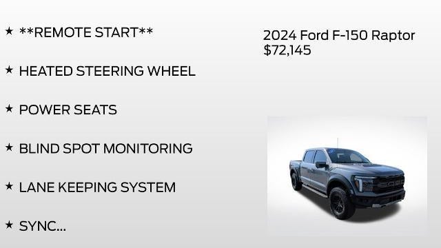 2024 Ford F-150 Raptor