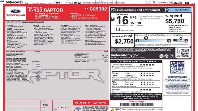 2023 Ford F-150 Raptor