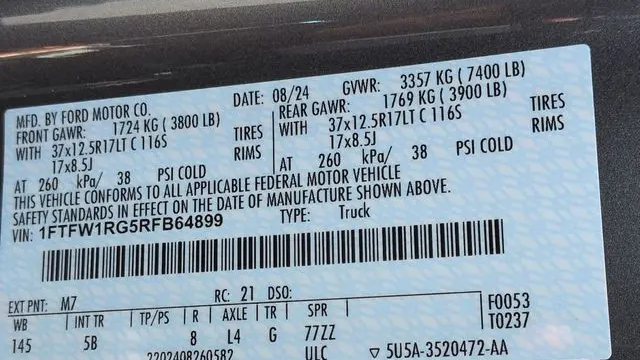 2024 Ford F-150 Raptor