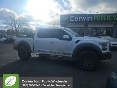 2017 Ford F-150 4X4 Raptor 4DR Supercrew 5.5 FT. SB