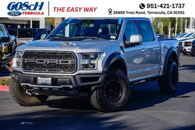 2019 Ford F-150 4X4 Raptor 4DR Supercrew 5.5 FT. SB