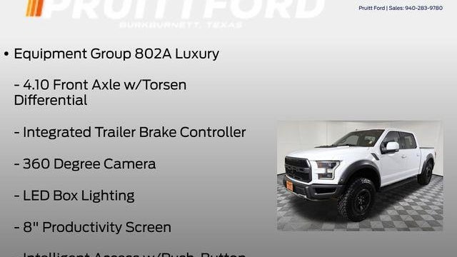 2018 Ford F-150 Raptor