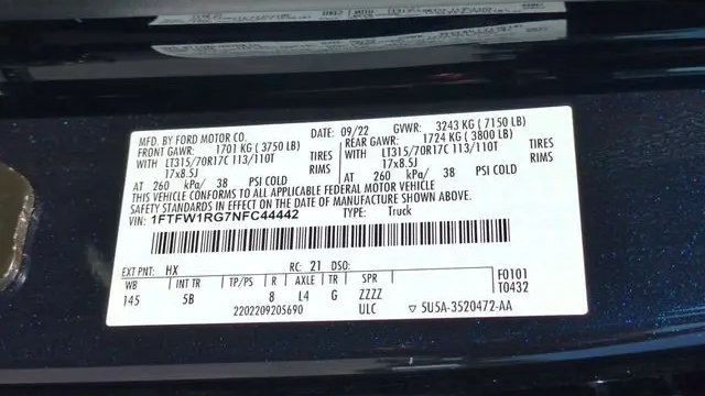 2022 Ford F-150 Raptor