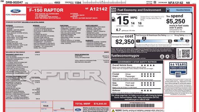 2022 Ford F-150 Raptor