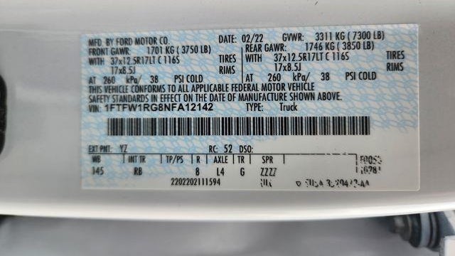 2022 Ford F-150 Raptor