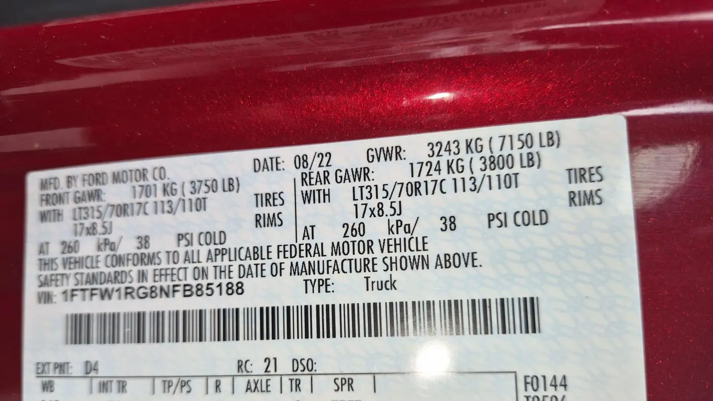 2022 Ford F-150 Raptor