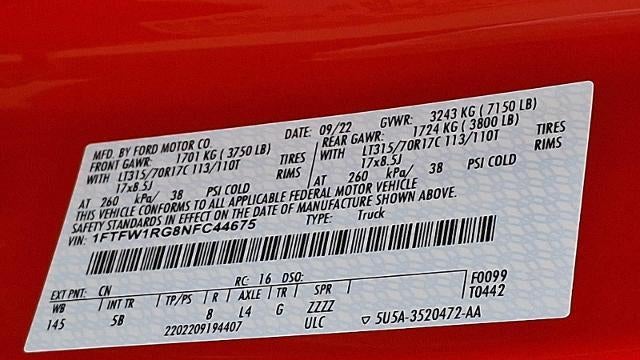 2022 Ford F-150 Raptor