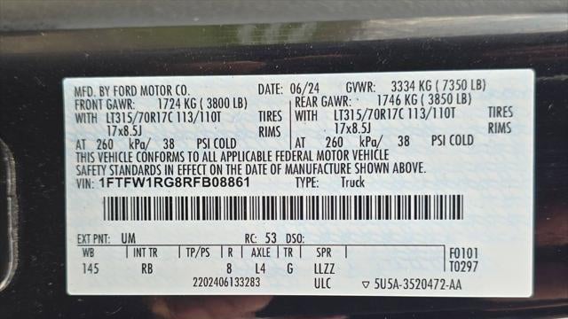 2024 Ford F-150 Raptor