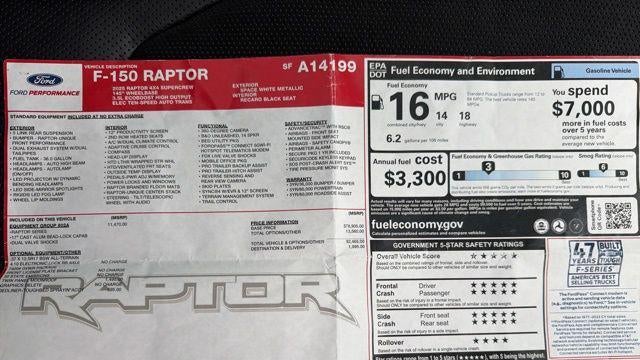 2025 Ford F-150 Raptor