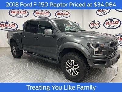 2018 Ford F-150 4X4 Raptor 4DR Supercrew 5.5 FT. SB