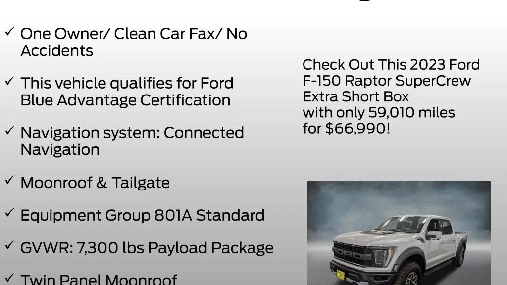 2023 Ford F-150 Raptor