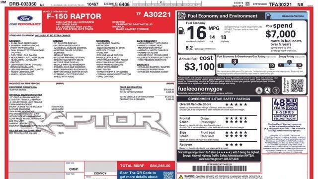 2026 Ford F-150 Raptor