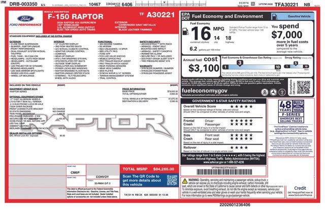 2026 Ford F-150 - $81,989