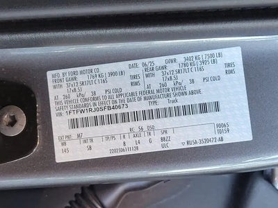 Photo of a 2025 Ford F-150 4X4 Raptor 4DR Supercrew 5.5 FT. SB for sale