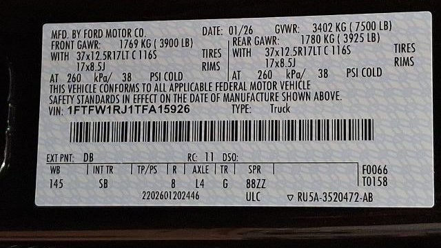 2026 Ford F-150 Raptor