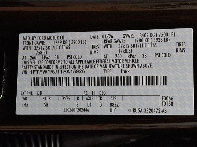2026 Ford F-150 - $135,997