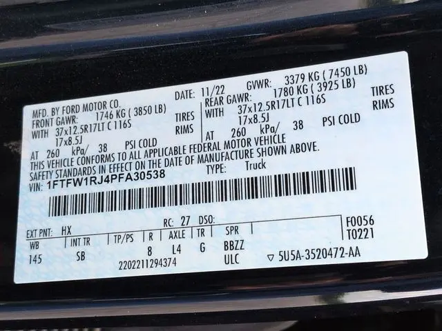 2023 Ford F-150 - $82,695