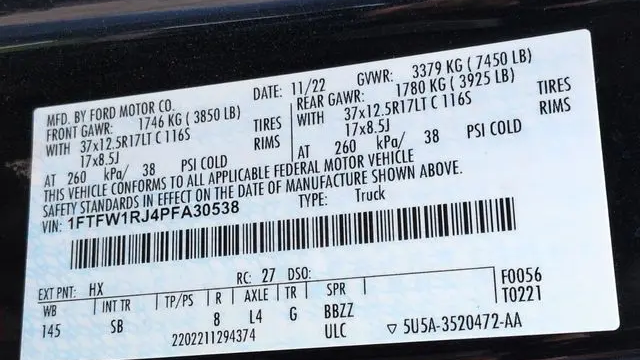2023 Ford F-150 Raptor