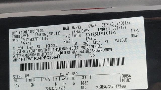 2023 Ford F-150 Raptor