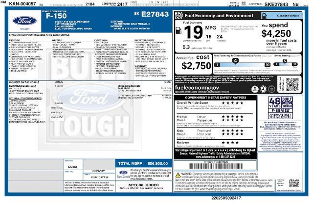 2025 Ford F-150 - $49,272