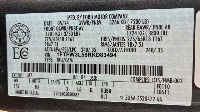 2024 Ford F-150 XLT