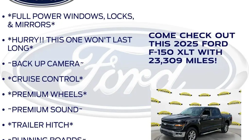 2025 Ford F-150 XLT