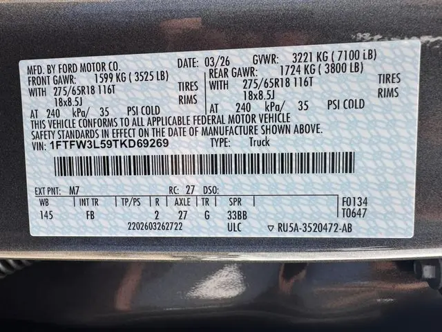 2026 Ford F-150 - $54,001