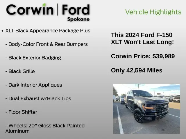 2024 Ford F-150 - $39,989