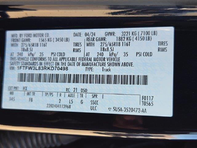 2024 Ford F-150 - $44,522