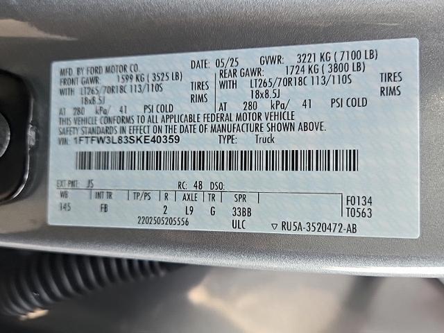 2025 Ford F-150 - $52,495