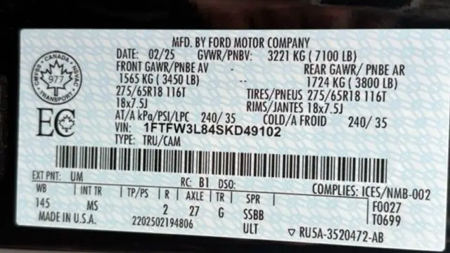 2025 Ford F-150 XLT